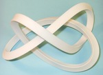 Plastic 1-Sided Mobius Figure 8 Knot, Figure 1