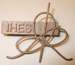 Stainless Steel IHES Logo Lapel Pin