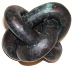 Bronze  Borromean Rings with Patina, Figure 6