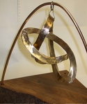 Bronze Figure 8 Hypocycloid Knot with wood base, Figure 2