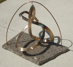 Bronze Figure 8 Knot with Granite Base, Figure 2
