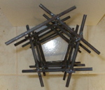 Iron Rod Climbing Pentagons, Figure 2 (bird's-eye view)
