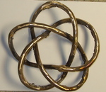 Bronze (3,5) Torus Knot, Figure 1