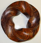 Cocobolo Wood (4,5) Torus Knot, Figure 2