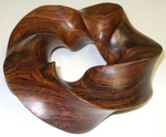 Cocobolo Wood (3,5) Torus Knot, Figure 3