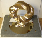 Bronze (4,5) Torus Knot with Base, Figure 2