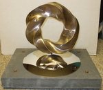 Bronze (4,5) Torus Knot with Base, Figure 3