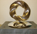 Bronze (4,5) Torus Knot with Base, Figure 4