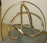 Bronze Figure 8 Knot, Figure 5 (with base)