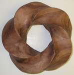 Timborana Wood Torus Knot, Figure 1
