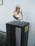 Bronze Mobius Trefoil Knot Installation, Figure 2