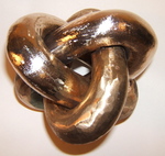 Bronze Borromean Rings, Figure 2 by Alex J. Feingold