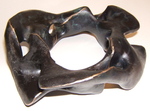 Bronze 6- Punctured Torus with Patina, Figure 2 by Alex J. Feingold
