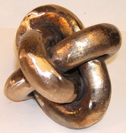 Bronze Borromean Rings, Figure 3 by Alex J. Feingold