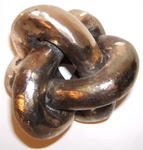 Bronze Borromean Rings, Figure 4 by Alex J. Feingold