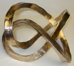 Bronze Figure 8 Hypocycloid Knot, Figure 1 by Alex J. Feingold