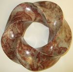 Alabaster Torus Knot, Figure 2 by Alex J. Feingold