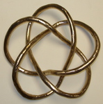 Bronze (3,5) Torus Knot, Figure 2 by Alex J. Feingold
