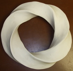 Hydrocal Torus Knot, Figure 1 by Alex J. Feingold