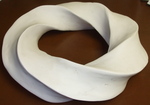 Hydrocal Torus Knot, Figure 2 by Alex J. Feingold