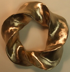 Bronze (3,5) Torus Knot, Figure 4 by Alex J. Feingold