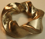 Bronze (3,5) Torus Knot, Figure 5 by Alex J. Feingold