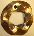 Bronze (4,5) Torus Knot, Figure 3 by Alex J. Feingold