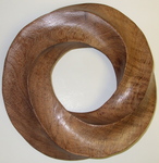 Claro Walnut (5,3) Torus Knot, Figure 2 by Alex J. Feingold