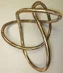 Bronze Figure 8 Knot, Figure 3 by Alex J. Feingold