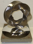 Iron (4,5) Torus Knot, Figure 3 (with base) by Alex J. Feingold