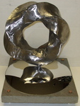 Iron (4,5) Torus Knot, Figure 4 (with base) by Alex J. Feingold