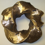 Bronze (3,5) Torus Knot, Figure 9 by Alex J. Feingold