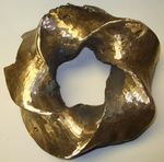 Bronze (3,5) Torus Knot, Figure 10 by Alex J. Feingold