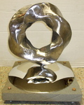 Iron Torus Knot with Base, Figure 5 by Alex J. Feingold