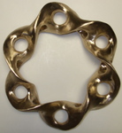 Bronze Genus 13, Figure 2 (polished) by Alex J. Feingold