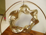 Bronze Genus 13, Figure 4 (polished with base) by Alex J. Feingold