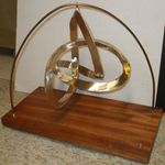 Bronze Figure 8 Knot, Figure 8 (with base) by Alex J. Feingold