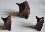 Cocobolo Wood Twists, Figure 3 by Alex J. Feingold
