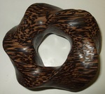 Black Palm Wood (3,5) Torus Knot, Figure 2 by Alex J. Feingold