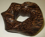 Black Palm Wood (3,5) Torus Knot, Figure 3 by Alex J. Feingold