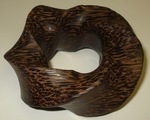 Black Palm Wood (3,5), Torus Knot, Figure 3 by Alex J. Feingold
