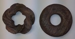Black Mesquite Wood (3,5), Torus Knot, Figure 4 by Alex J. Feingold