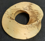 Tamarind wood (3,1) torus knot, image 1 by Alex J. Feingold