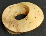 Tamarind wood (3,1) torus knot, image 3 by Alex J. Feingold