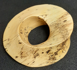 Tamarind wood (3,1) torus knot, image 4 by Alex J. Feingold
