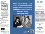 The Ann Cooper Hewitt Trial: Eugenics as a Tool for Intersectional Disinformation
