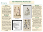 Women’s Fashion in England 1800-1834 and its Effects on the Socio-Economic Status of the Working Class
