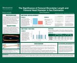 The Significance of Femoral Bicondylar Length & Femoral Head Diameter in Sex Estimation by Dana Dougherty