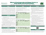 Effects of Food Insecurity and Dietary Factors on Sleep Quality and Perceived Stress by Rania Khan, Katerina Nagorny, Sarah Livshits, Alexis Valerius, Elliot Ifraimov, Sabrina Bubis, Gabrielle Castillo, Ushima Chowdhury, and Lina Begdache