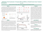 Stabilization of the G-quadruplex in Oncogenes MYC and KRAS as a Potential Ovarian Cancer Treatment